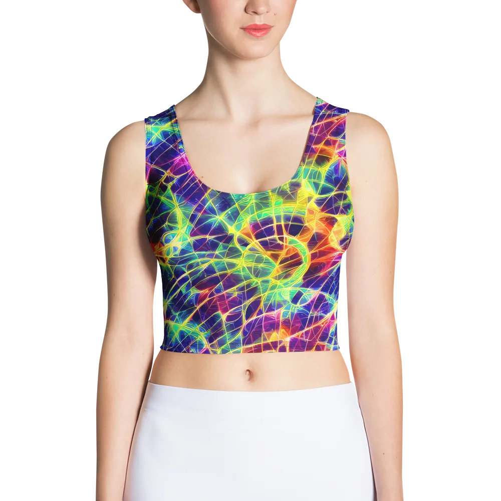 Synthetic Vines on Crop Top — Front
