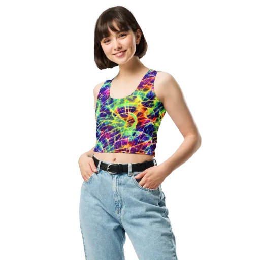 Synthetic Vines on a Crop Top