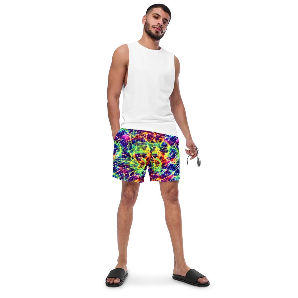 Synthetic Vines on Swim Trunks — Front