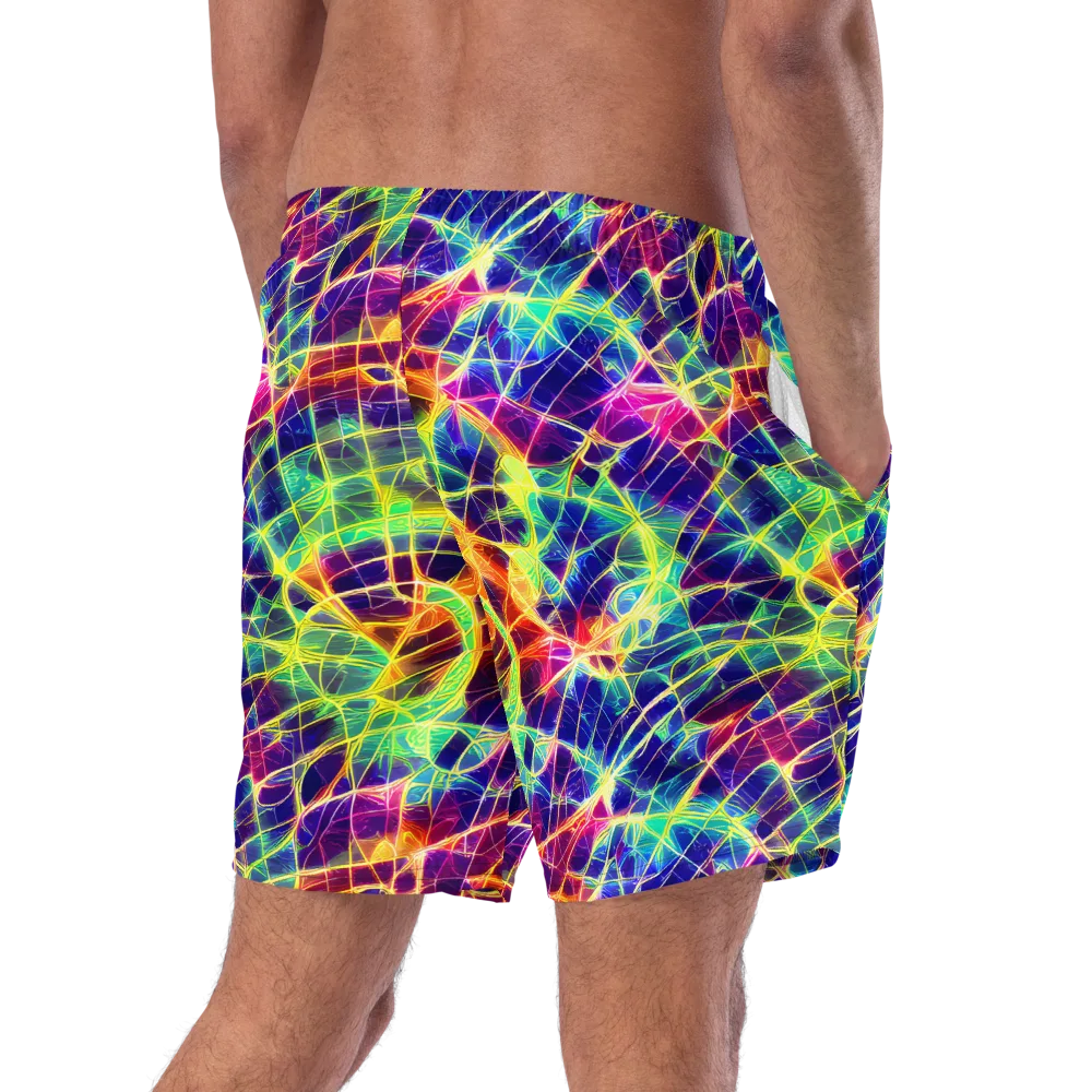 Synthetic Vines on Swim Trunks — Right Back