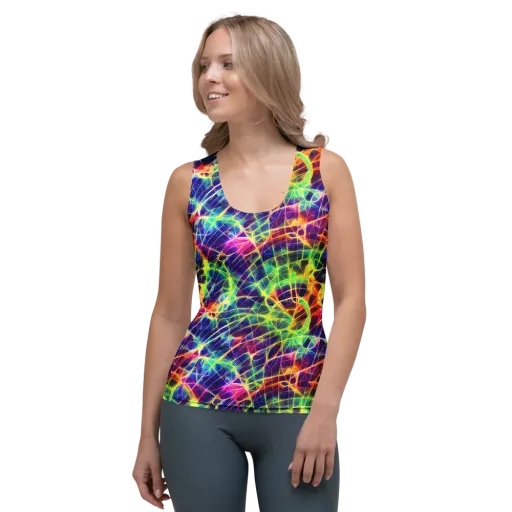 Synthetic Vines on a Women's Tank Top