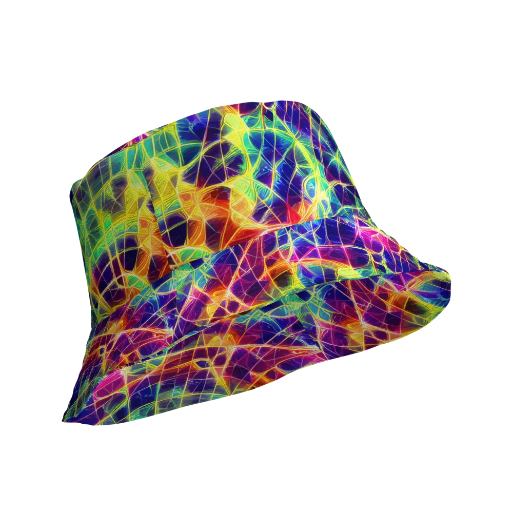 Synthetic Vines on Reversible Bucket Hat — Product details Outside