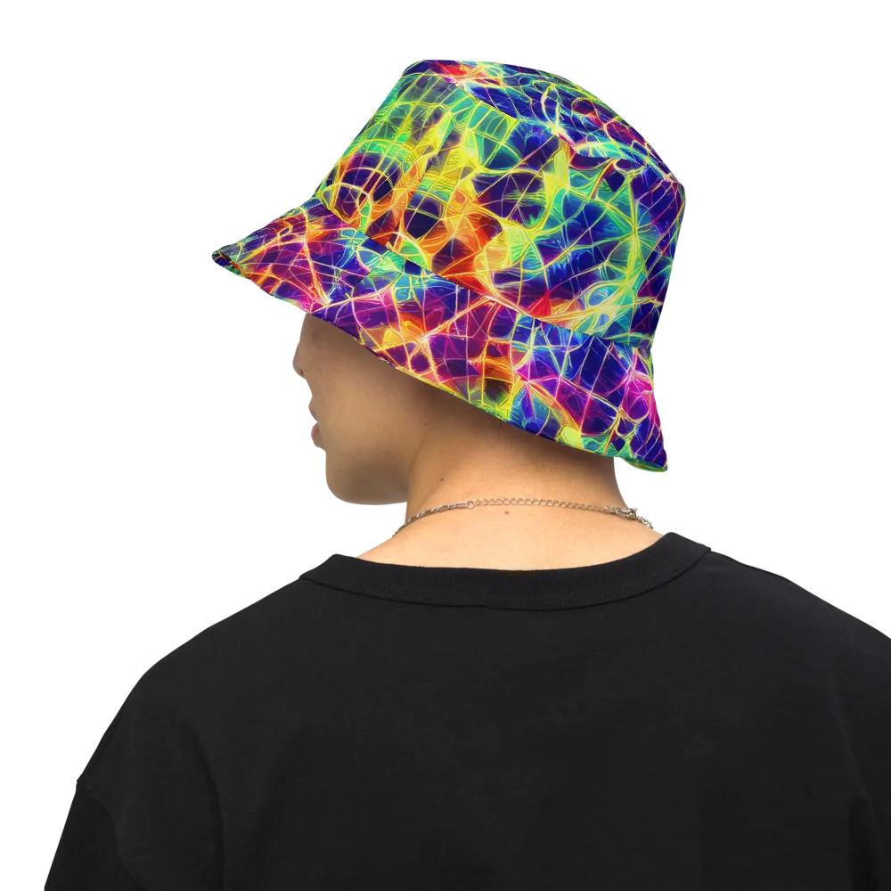 Synthetic Vines on Reversible Bucket Hat — Back Inside