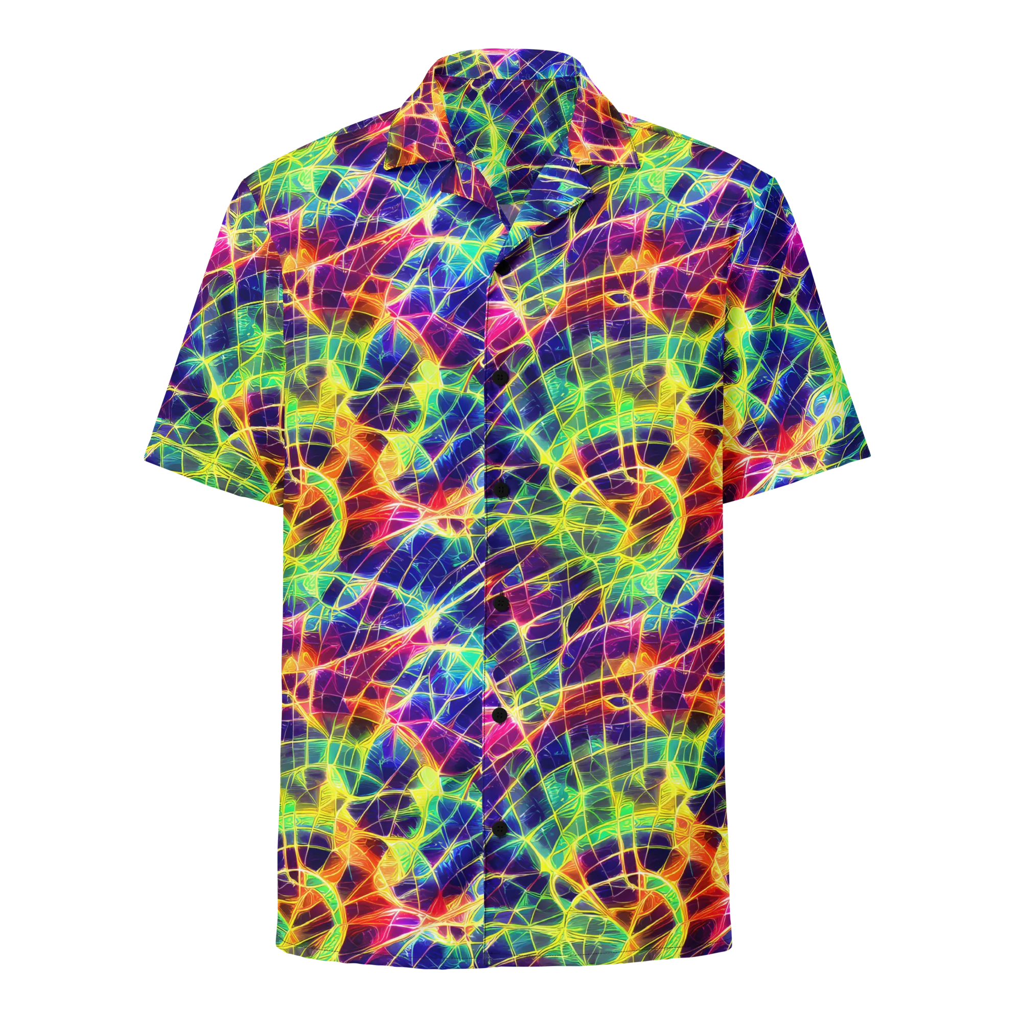 Synthetic Vines on Button Shirt — Front