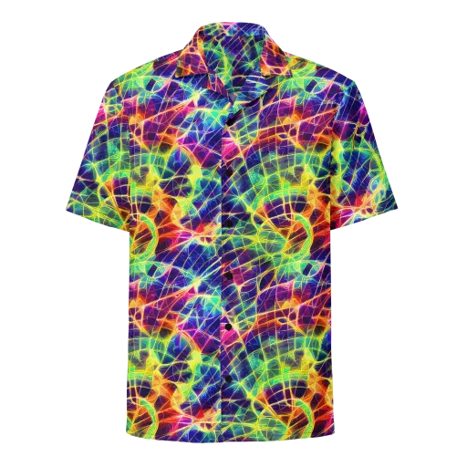 Synthetic Vines on a Button Shirt