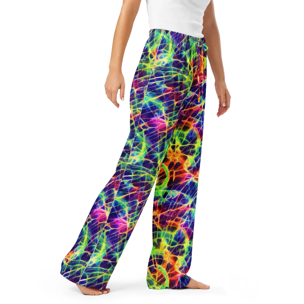 Synthetic Vines on Women's Pajama Pants — Right Front