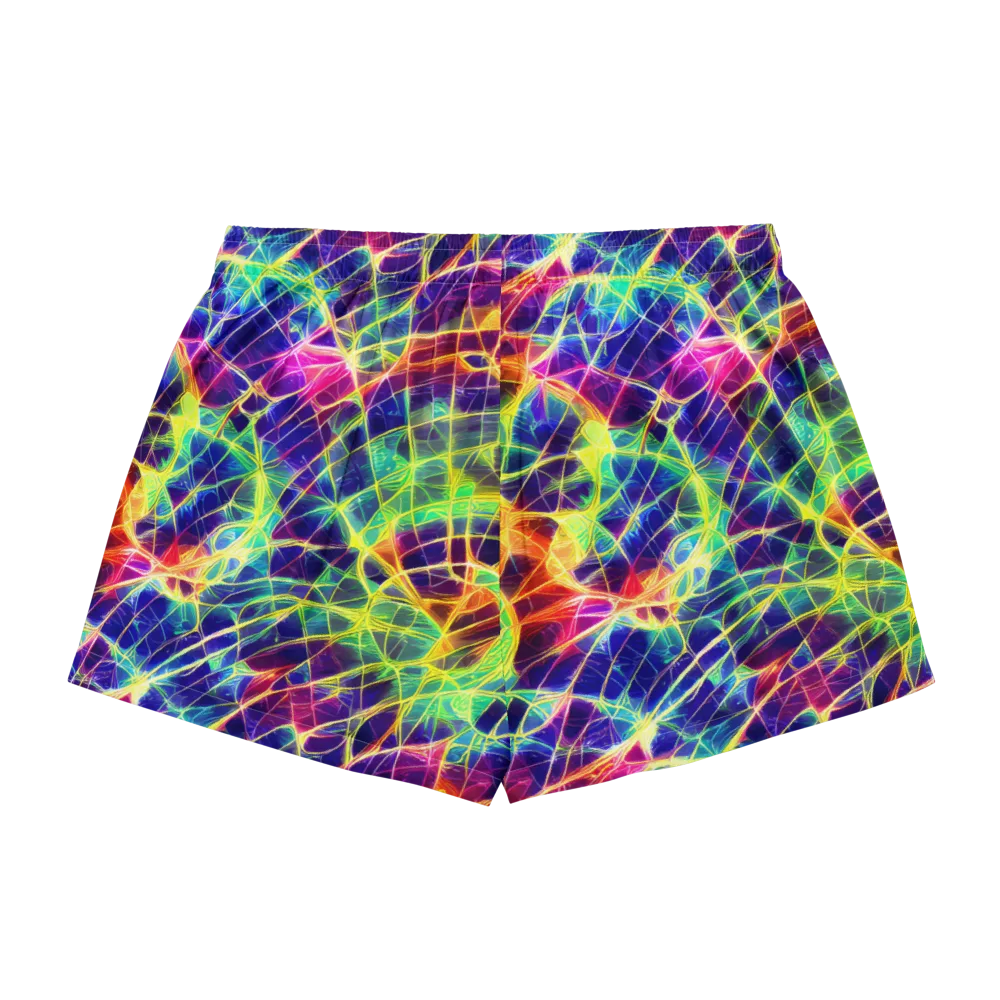 Synthetic Vines on Women's Pajama Shorts — Back