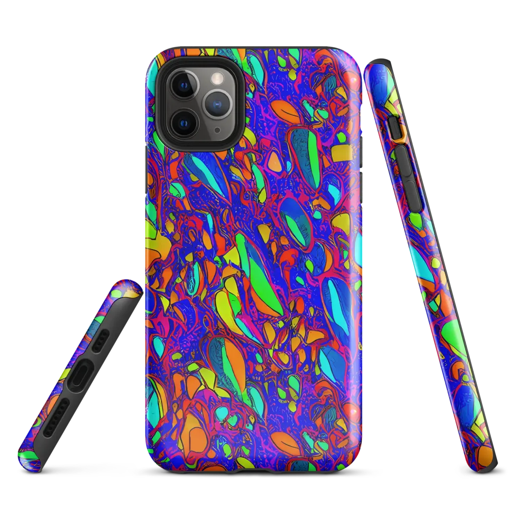 Digital Coral on Tough Case for iPhone® — Front