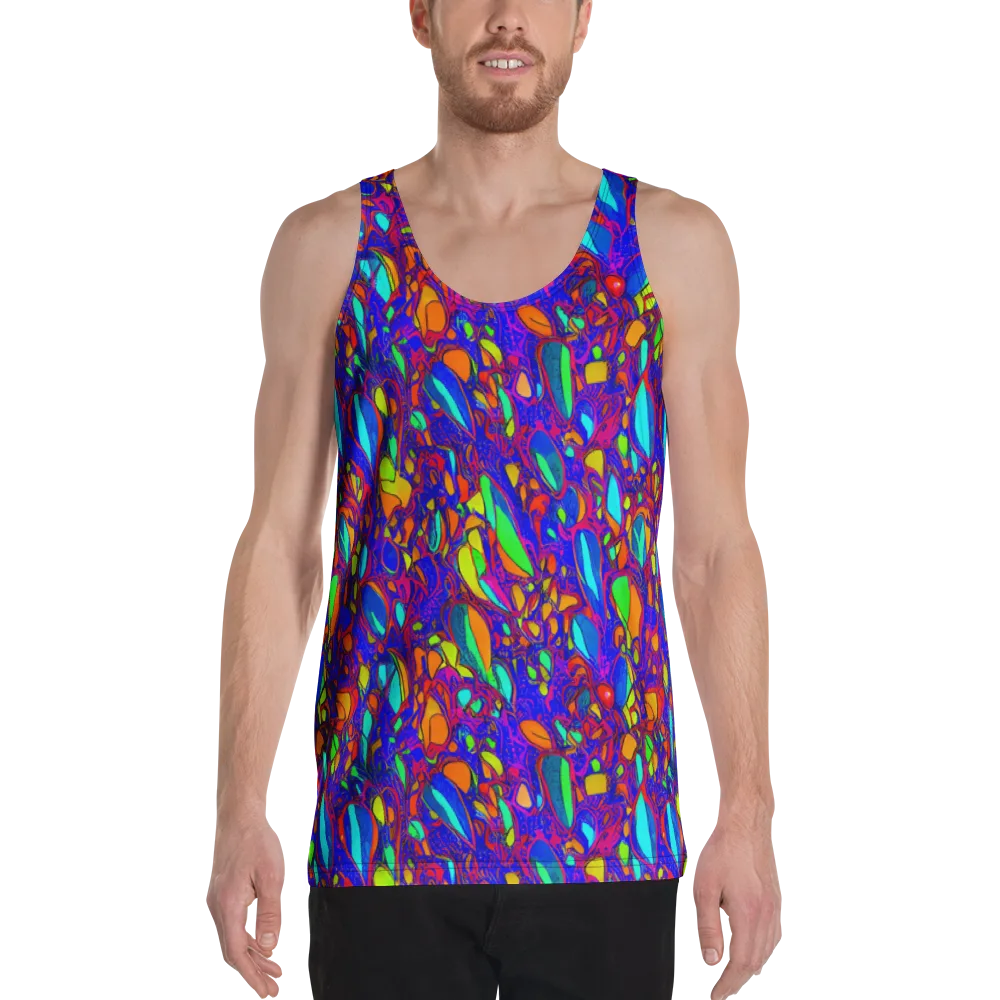 Digital Coral on Men's Tank Top — Front