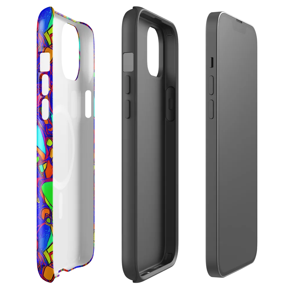 Digital Coral on MagSafe Tough Case for iPhone® — Front