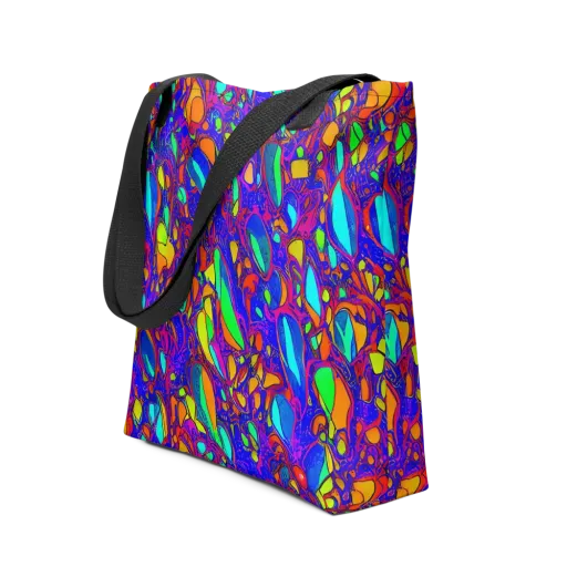 Digital Coral on a Tote Bag