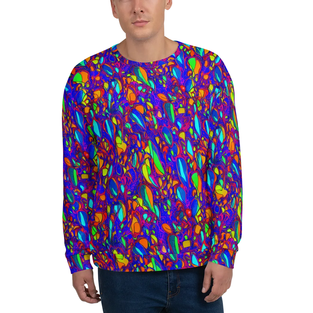 Digital Coral on Sweatshirt — Front
