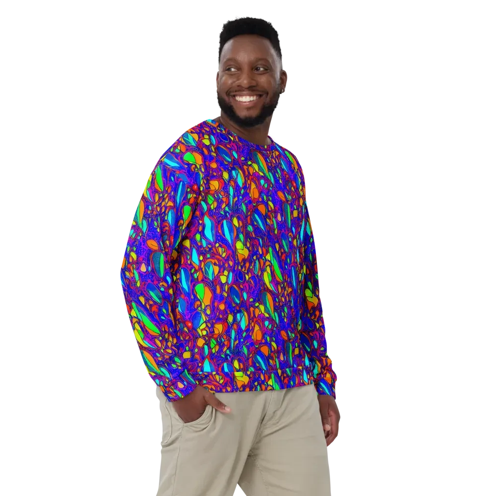 Digital Coral on Sweatshirt — Front