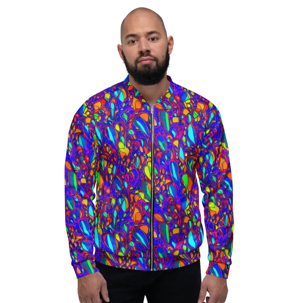 Digital Coral on Bomber Jacket — Front