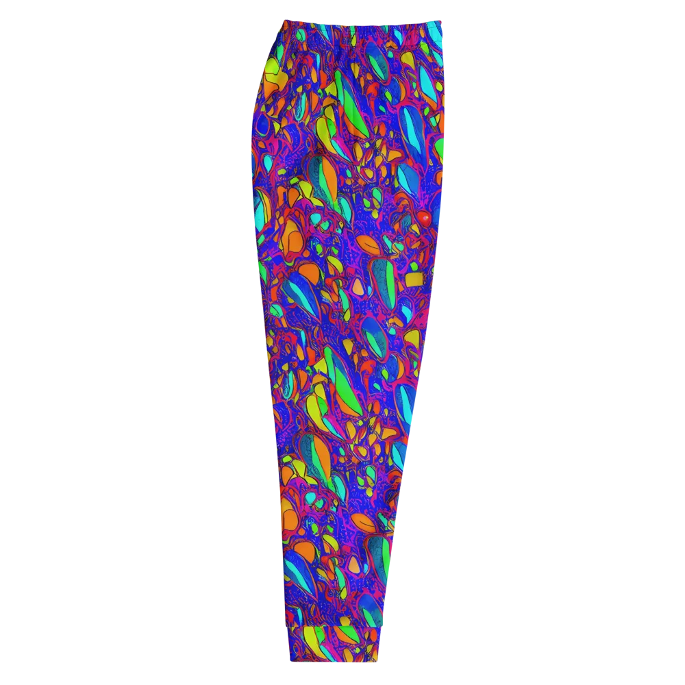 Digital Coral on Men's Joggers — Right