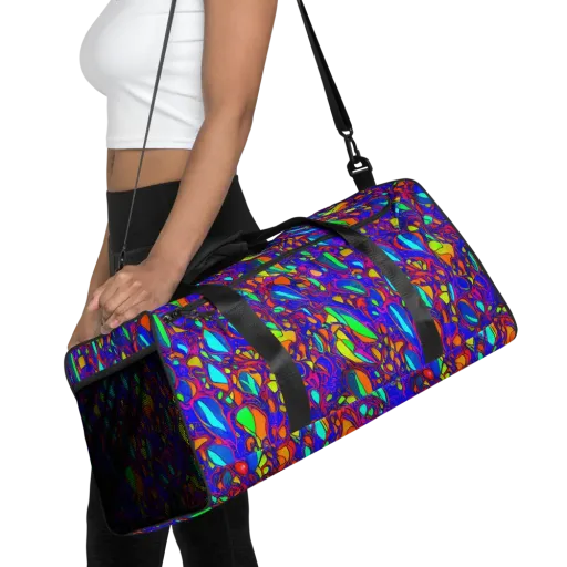 Digital Coral on a Duffle Bag