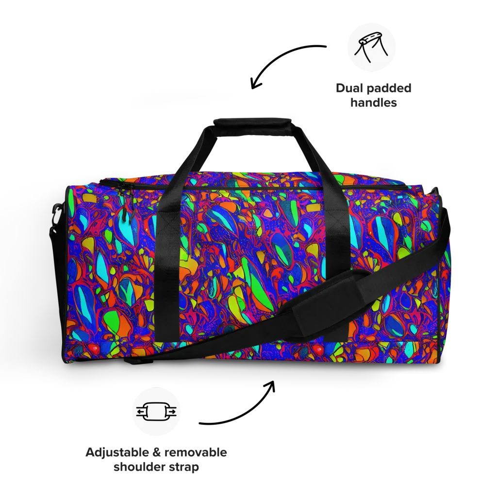 Digital Coral on Duffle Bag — Front