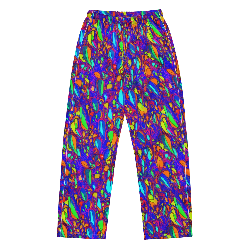 Digital Coral on Women's Pajama Pants — Front