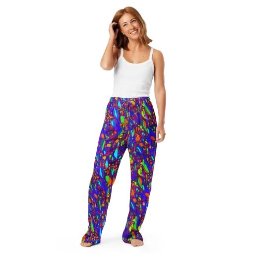 Digital Coral on a Women's Pajama Pants