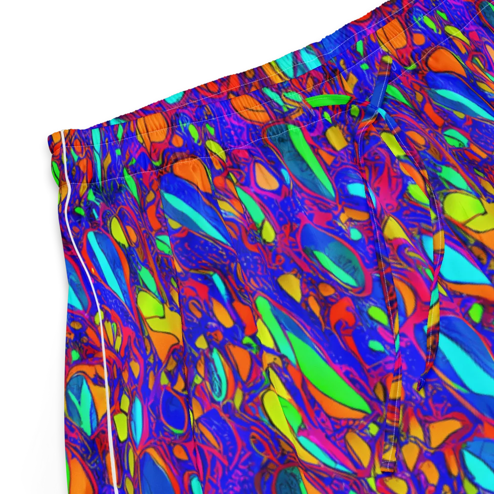 Digital Coral on Women's Pajama Shorts — Product details