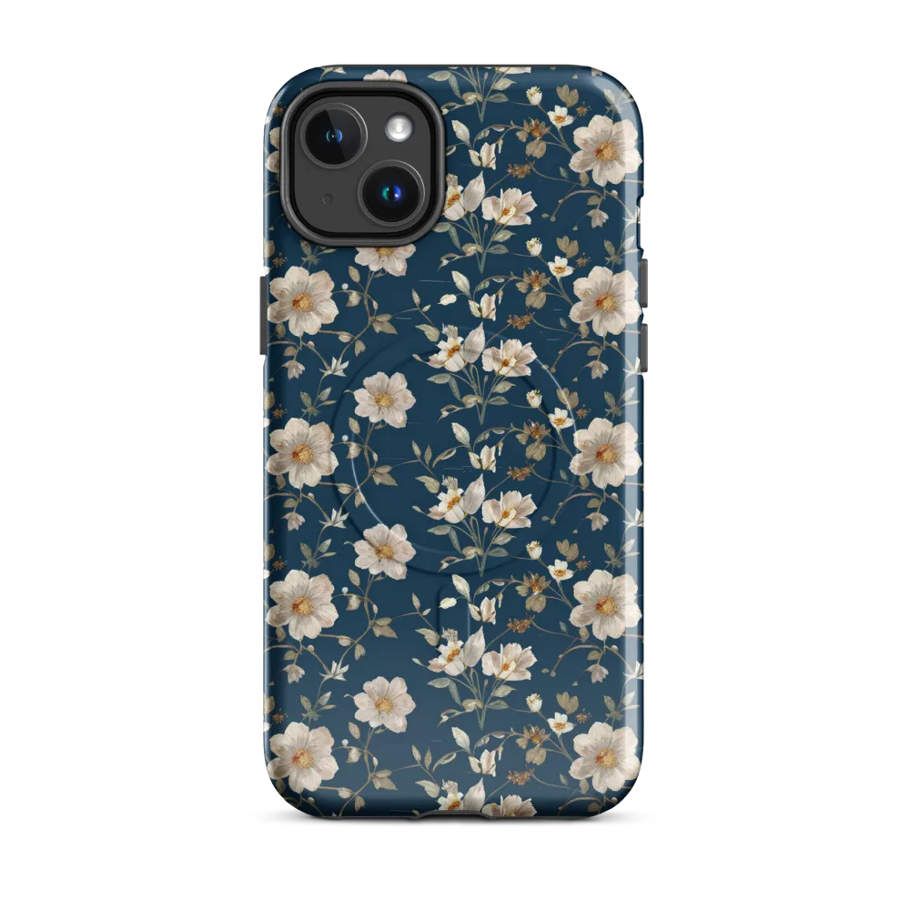 Navy Garden Reverie on MagSafe Tough Case for iPhone® — Front
