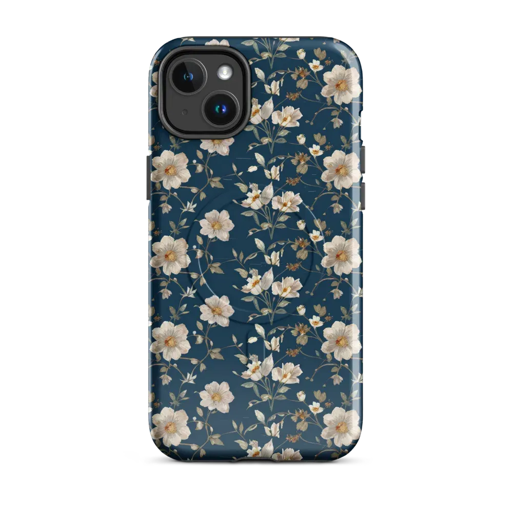 Navy Garden Reverie on MagSafe Tough Case for iPhone® — Front