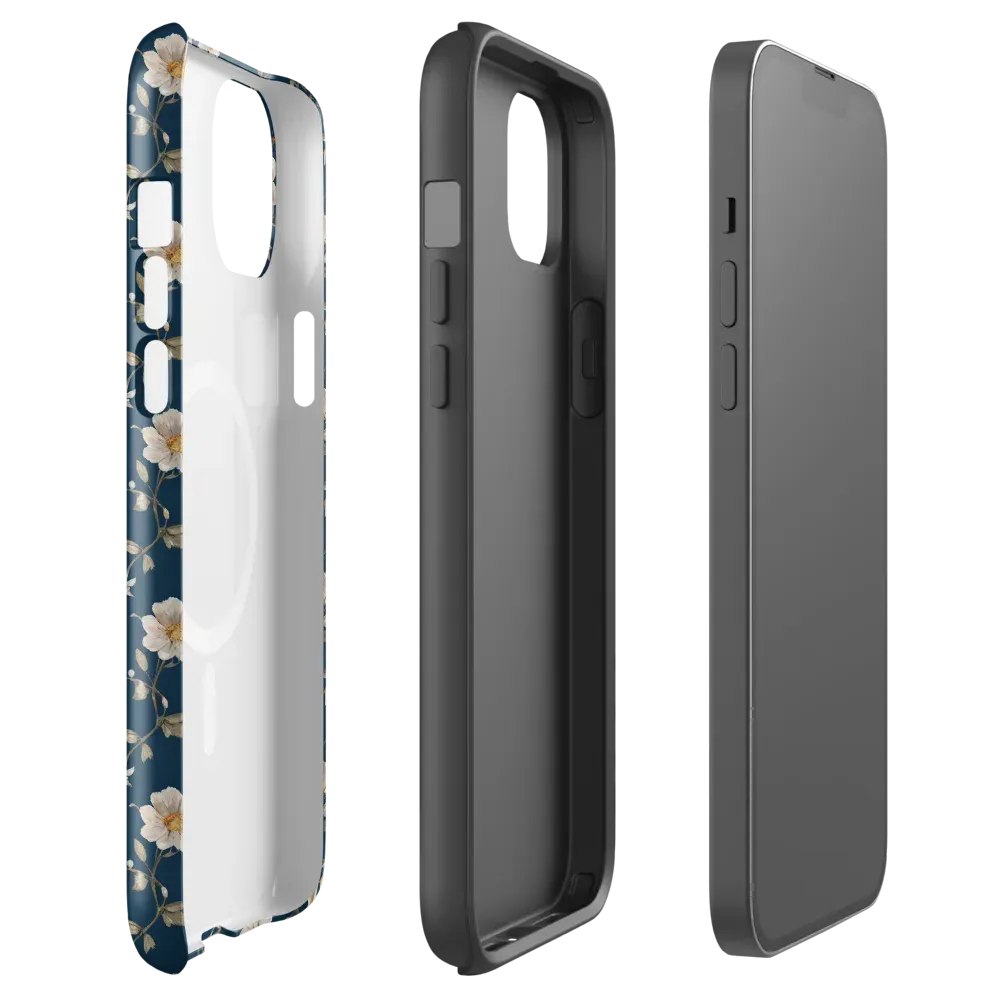Navy Garden Reverie on MagSafe Tough Case for iPhone® — Front