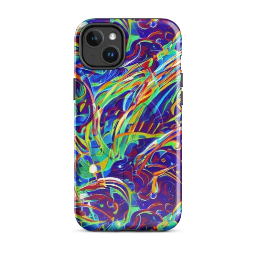 Limefire Currents on a MagSafe Tough Case for iPhone®