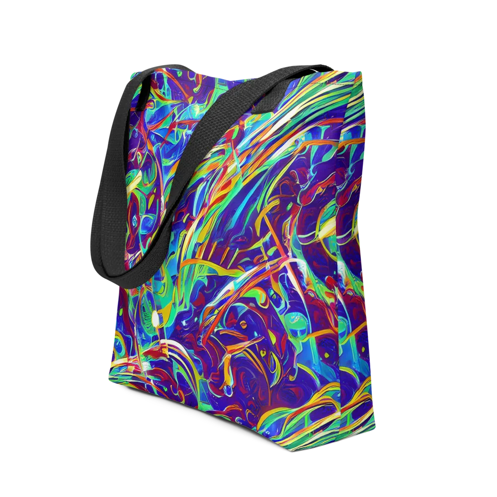 Limefire Currents on Tote Bag — Front