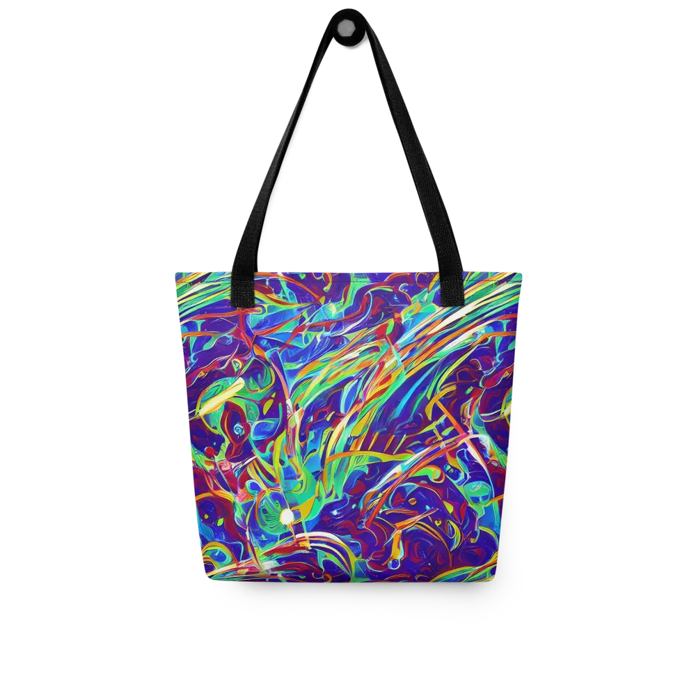 Limefire Currents on Tote Bag — Front