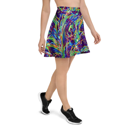 Limefire Currents on a Skater Skirt