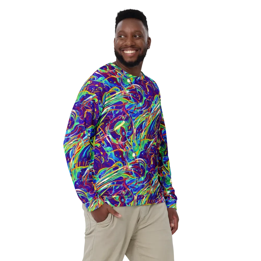 Limefire Currents on Sweatshirt — Front
