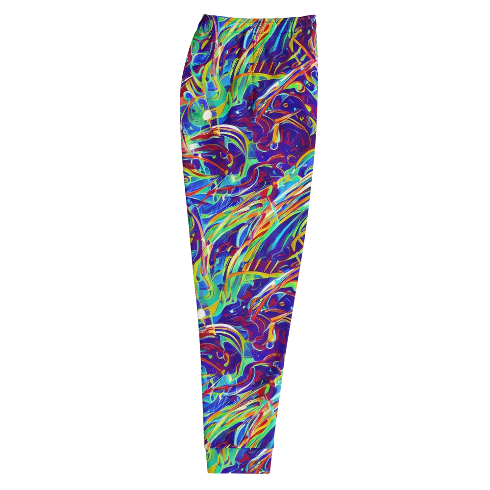 Limefire Currents on Men's Joggers — Right