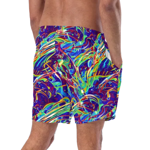 Limefire Currents on a Swim Trunks