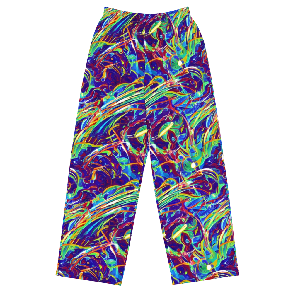 Limefire Currents on Wide-Leg Pants — Front