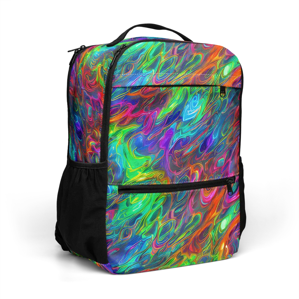 Rainbow Rebellion on Utility Backpack — Right Front