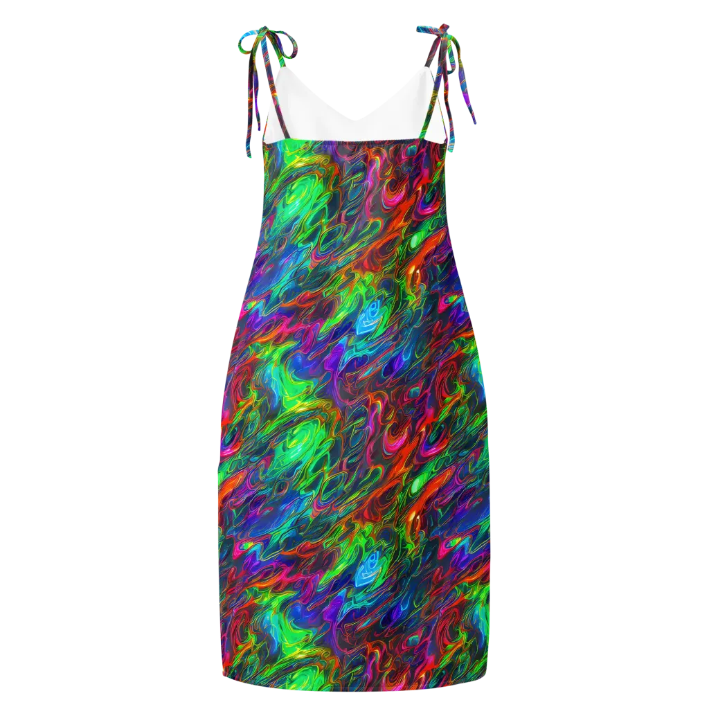 Rainbow Rebellion on Slip Dress — Back