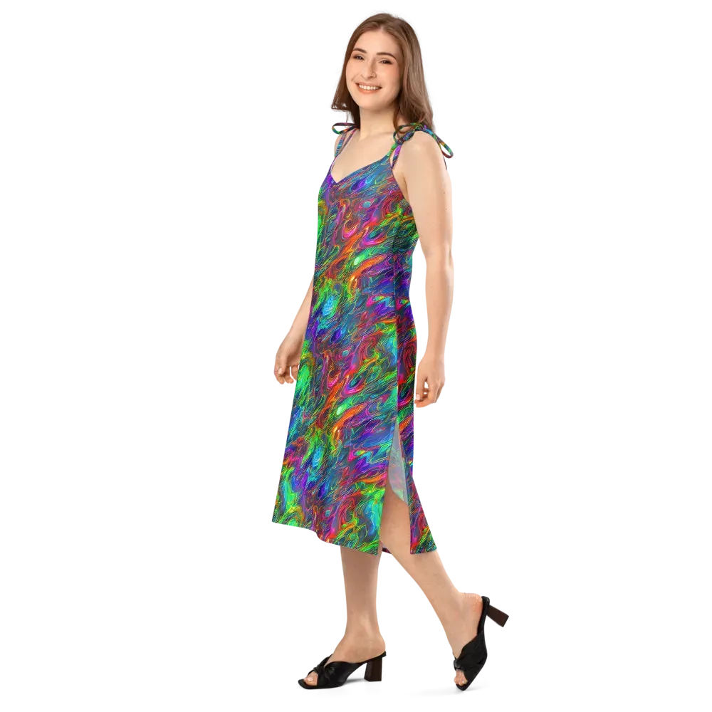Rainbow Rebellion on Slip Dress — Left Front