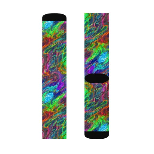 Rainbow Rebellion on a Socks