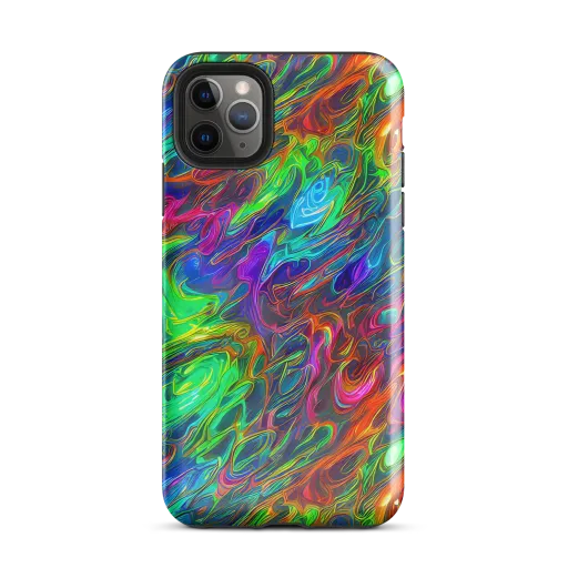 Rainbow Rebellion on a Tough Case for iPhone®