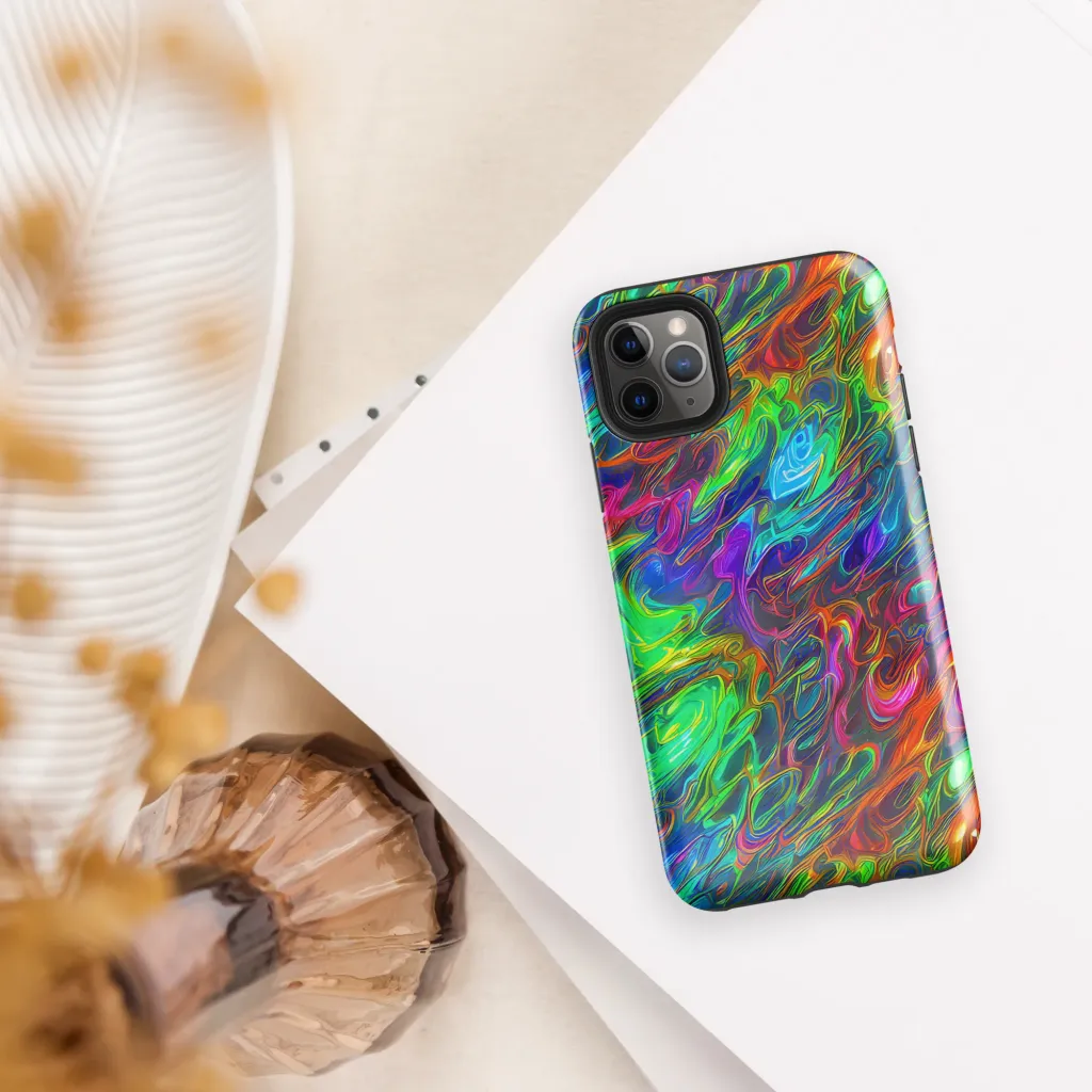Rainbow Rebellion on Tough Case for iPhone® — Front