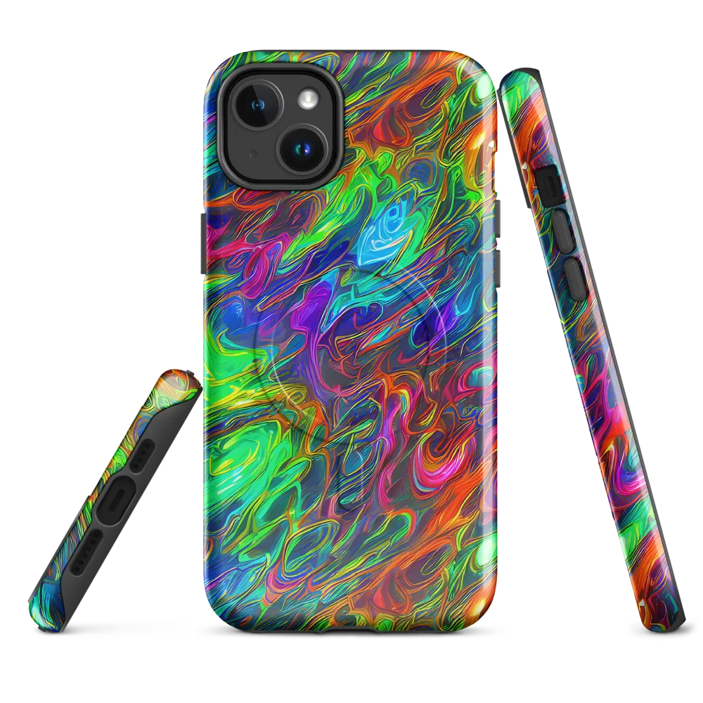 Rainbow Rebellion on MagSafe Tough Case for iPhone® — Front