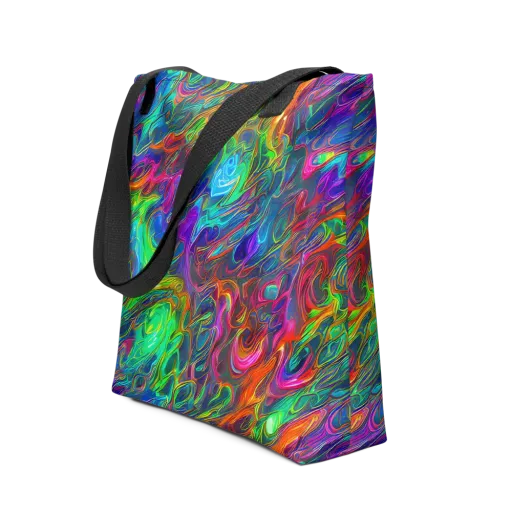 Rainbow Rebellion on a Tote Bag