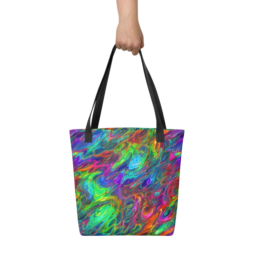 Rainbow Rebellion on Tote Bag — Front