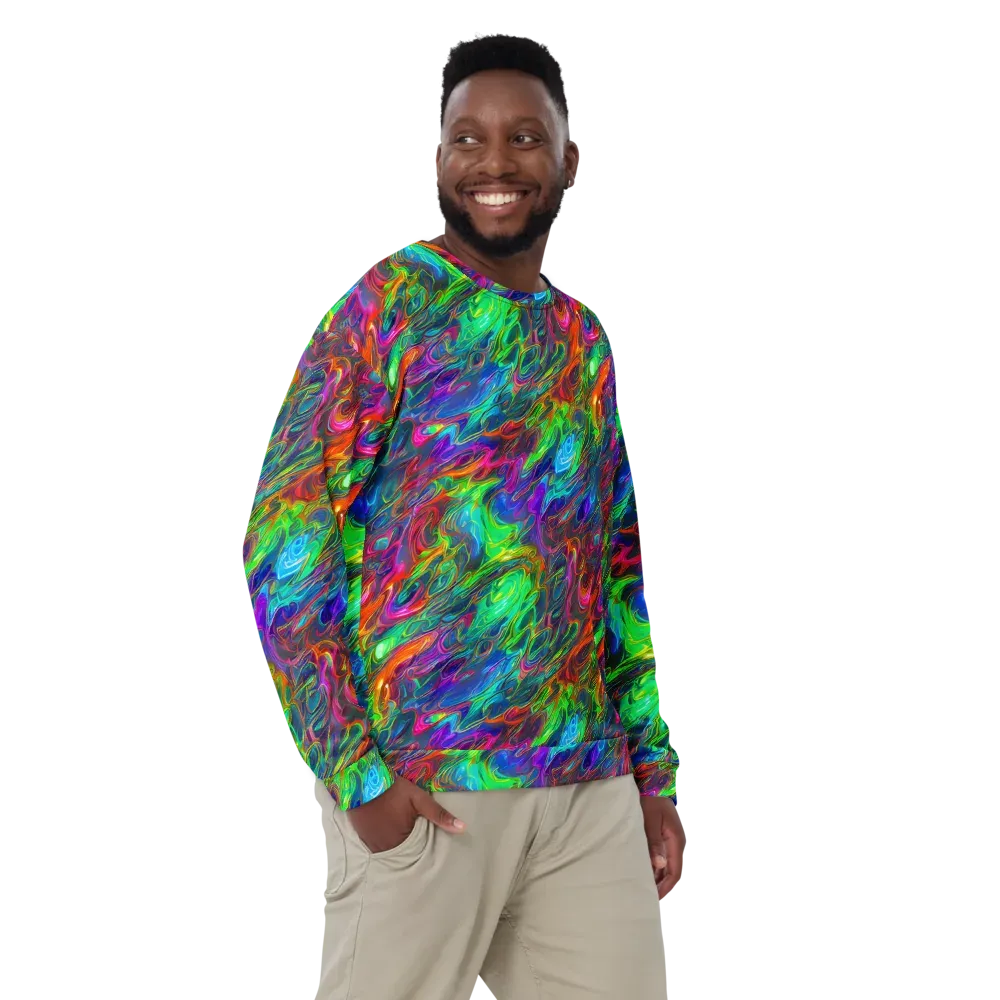 Rainbow Rebellion on Sweatshirt — Front