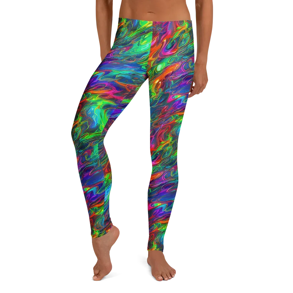 Rainbow Rebellion on Leggings — Front