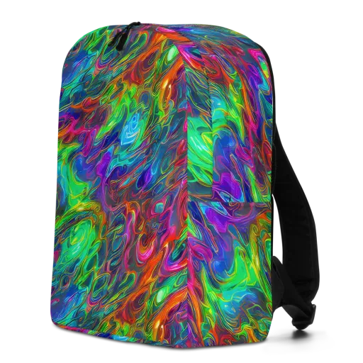 Rainbow Rebellion on a Minimalist Backpack
