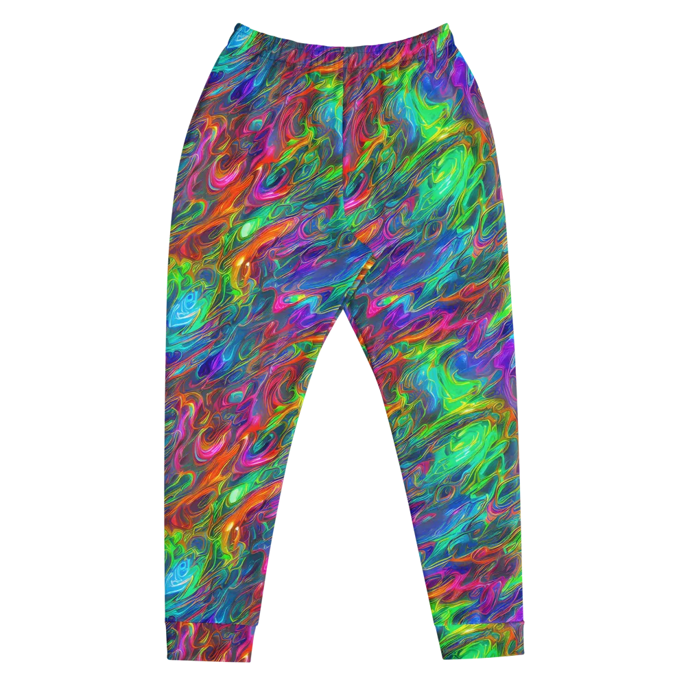 Rainbow Rebellion on Men's Joggers — Front