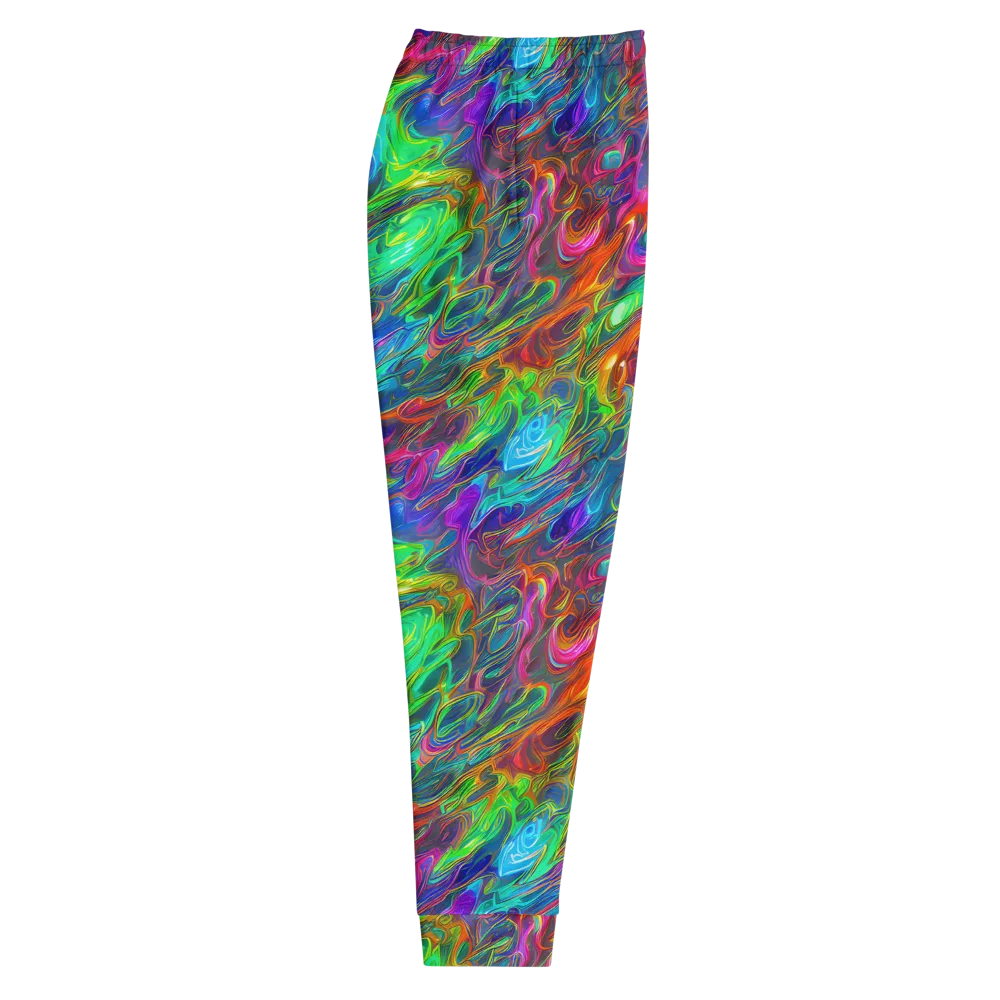 Rainbow Rebellion on Men's Joggers — Right