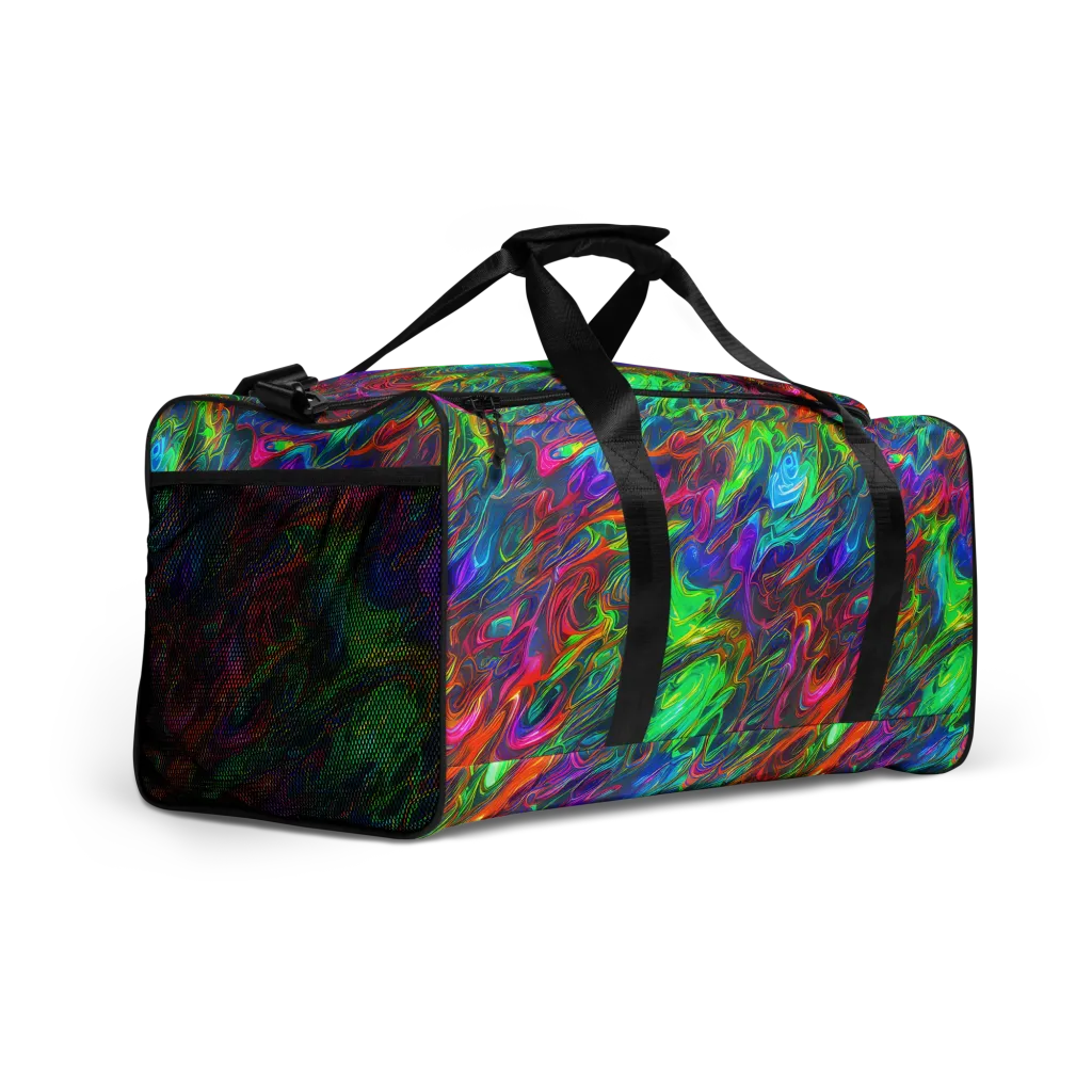 Rainbow Rebellion on Duffle Bag — Right Front